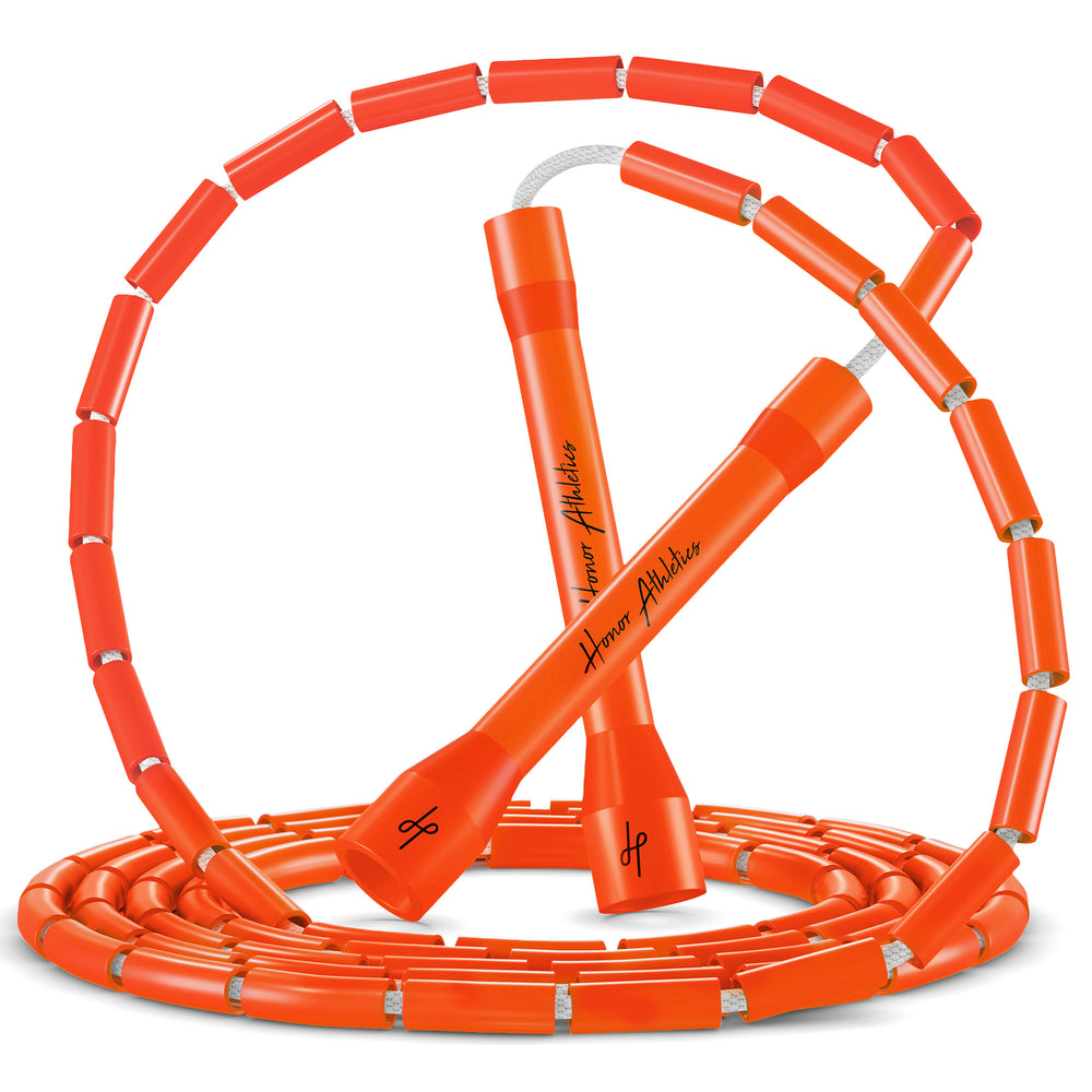 2.0 Beaded Jump Rope - Orange Rocket