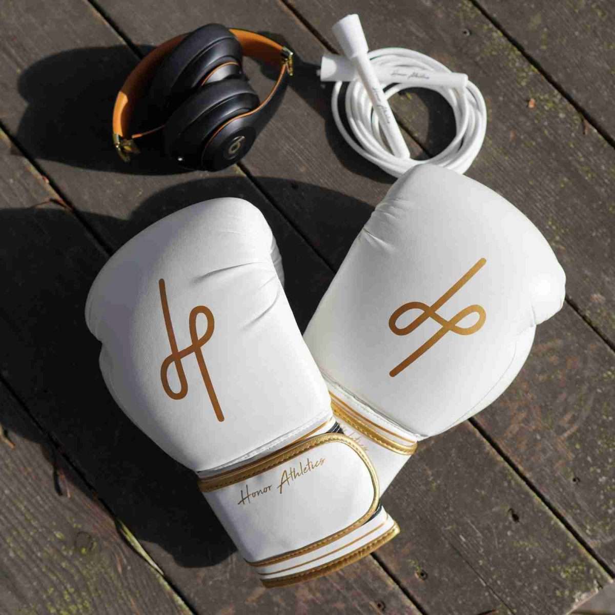 Honor Athletics Gold Boxing Gloves