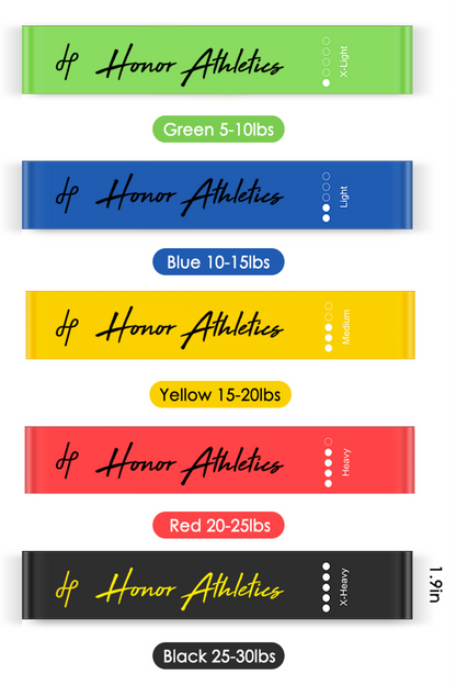 Honor Athletics Loop Resistance Bands