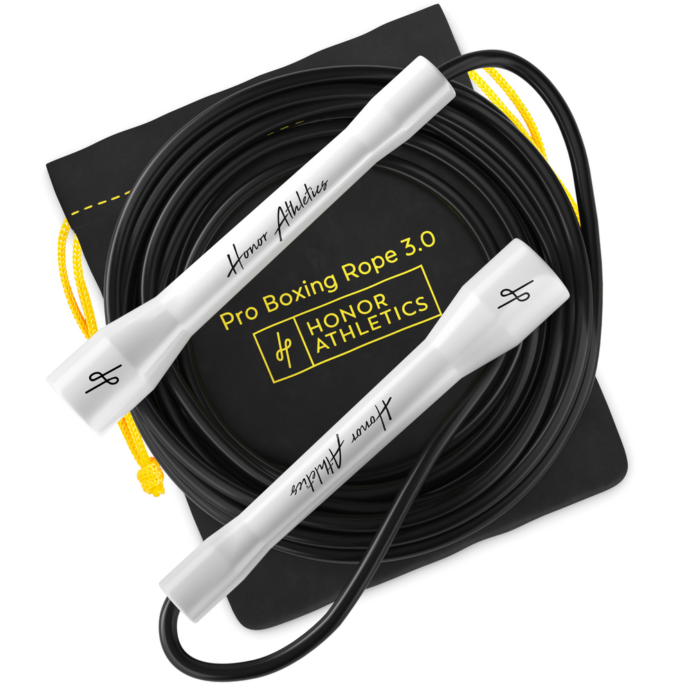 3.0 Pro Boxing Rope - White and Black