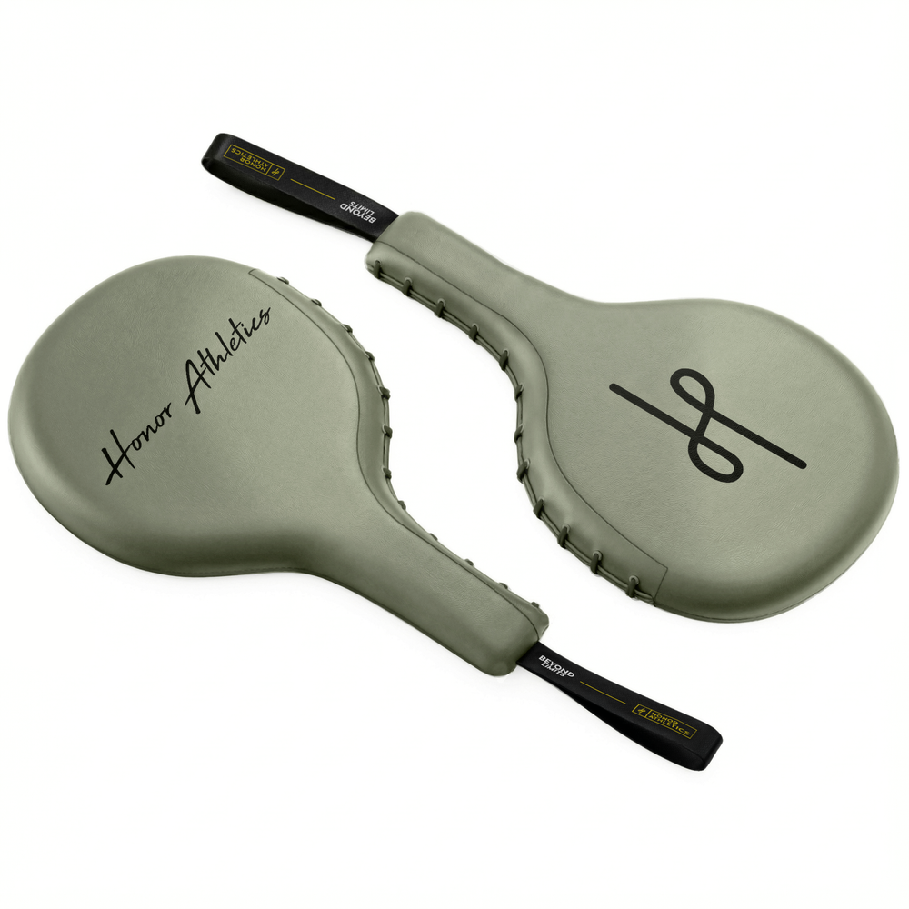 Professional Boxing and MMA Punching Paddles - Combat Green